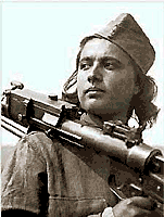 Στρατιώτης του ανταρτικού στρατού του Κομμουνιστικού ΕΛΑΣ