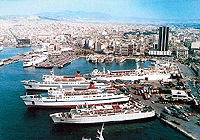 De ferryhaven van Piraeus