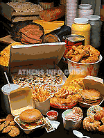 Fastfood restaurants in Athens