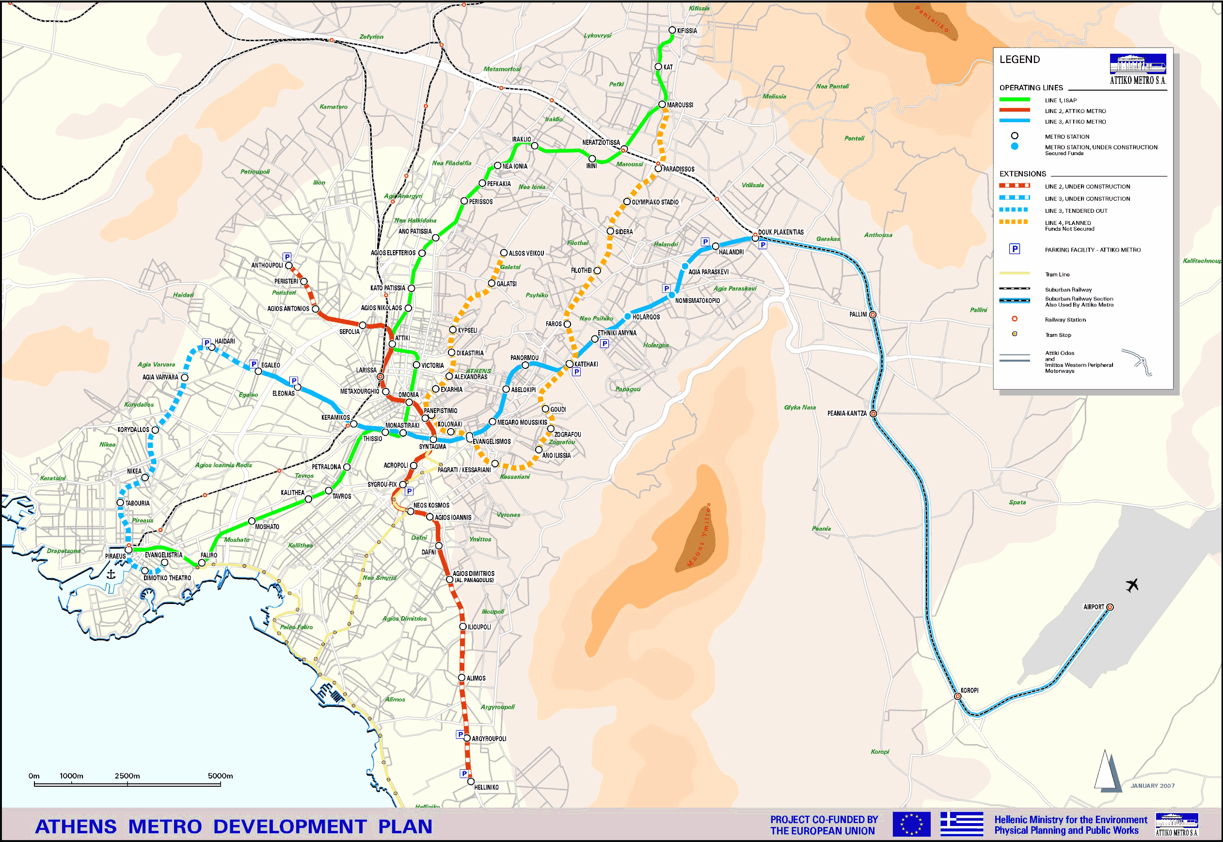 Ferry departures map - Athens Info Guide