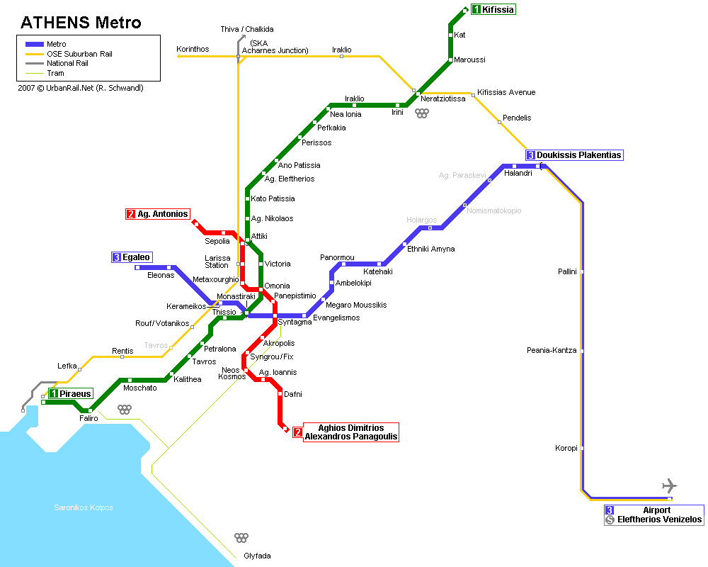 Athens metro - Athens Info Guide