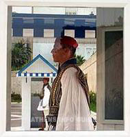 Evzones guarding the Tomb of the Unknown Soldier