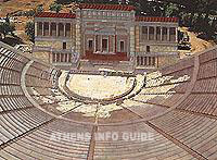 Theater van Dionysos - vroeger
