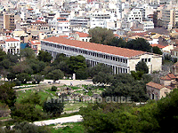 De heropgebouwde Stoa van Attalos in de Oude Agora