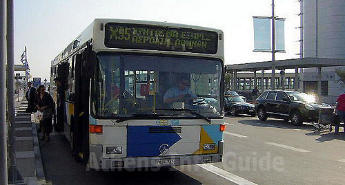De X95 Express bus  Luchthaven-Syntagma