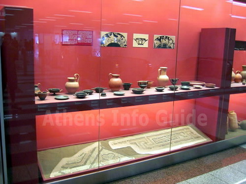 Archeological exhibiton at Syntagma metro station