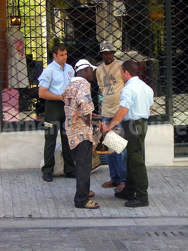 Illegal immigrants  checked by the Athenean Police