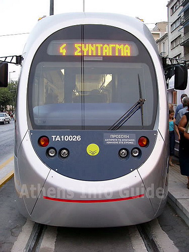 The tram in Athens