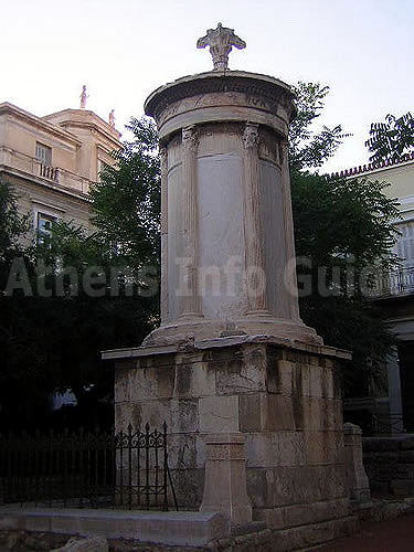 Lysicrates monument, Athene