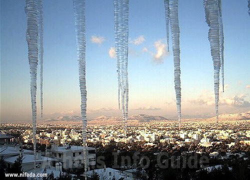 Zonnige winterdag in Athene