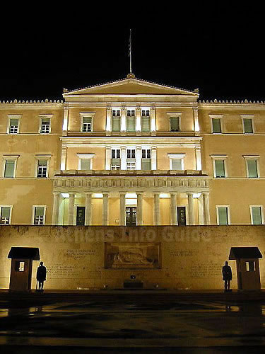 The Greek Parliament on Syntagama Square