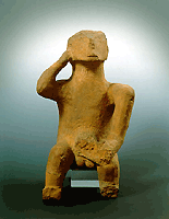 Neolithisch beeldje (4500-3200 VC) - Nationaal Archeologisch Museum Athene