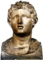 Buste van Demetrius I, Koning van Macedonie (Griekse vasteland) van 306-283 VC