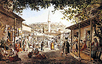 View of Athens during the Ottoman occupation: Foreign travellers visiting the Balkans at the time commented on how the Greeks did not live up to their ancient ancestors' reputation