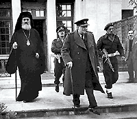 Churchill in Athene, 25 december 1944