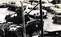 Танк на улице столицы 21 апреля 1967 г.