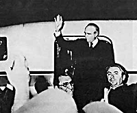 In 1974, Karamanlis returned to Athens and democracy for Greece returned with him