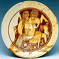 Byzantine glazed plate