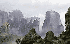 The mystic rocks of Meteora