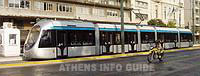 The new Athens tram