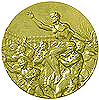 1952 Helsinki medal reverse