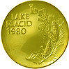 1980 Lake Placid medal reverse