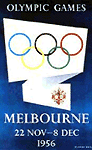 1956 Melbourne Olympic poster