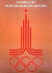 1980 Moscow Olympic poster
