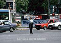 Driving in Athens. Pay attention!