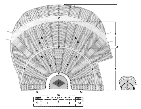 Map of the Theatre of Dionysos