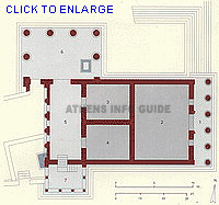 Floor plan of the Erechteion