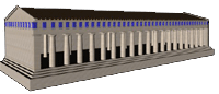 Реконструкция Расписной колоннады — 3D-модель работы проекта «Kronoskaf»