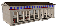Реконструкция Царской колоннады — 3D-модель работы проекта «Kronoskaf»