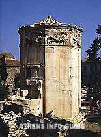 The tower of the winds in the Roman Agora