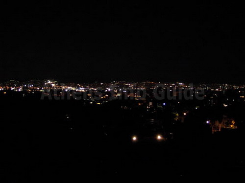 Athene bij nacht