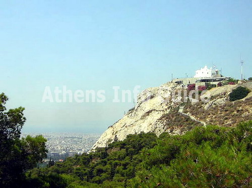 The top of Lykavittos Hill
