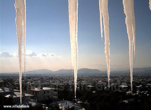 A cold day in sunny Athens